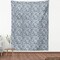 Ambesonne Popstar Party Fabric by The Yard, Cartoon Style Hand Drawn Doodles Music Theme Line Art Print, Decorative Fabric for Upholstery and Home Accents, 3 Yards, Blue White